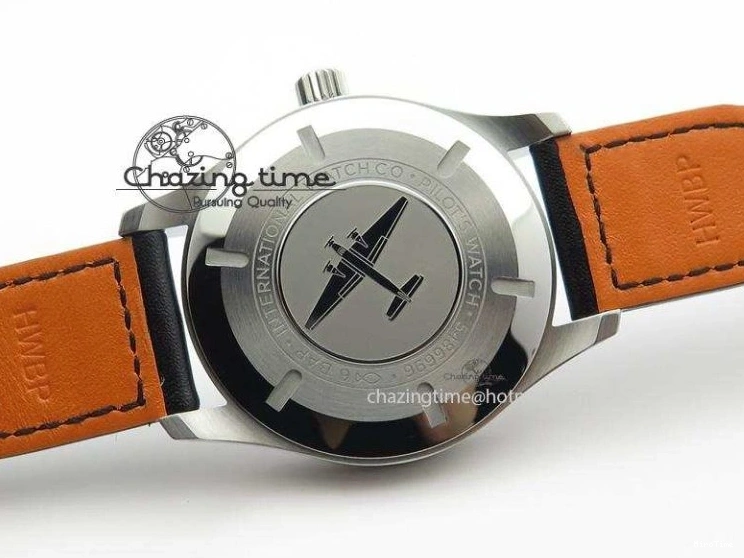 MIROTIME 0313 Mark XVIII IW327001 V6F Best Edition Black Dial On Black Leather Strap A Tailored 7307